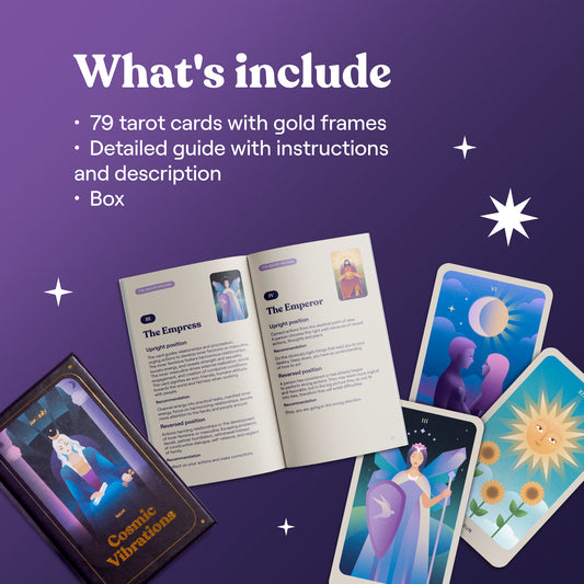 Tarot Cards Gold Edges with The Tarot Guide | Moonly App