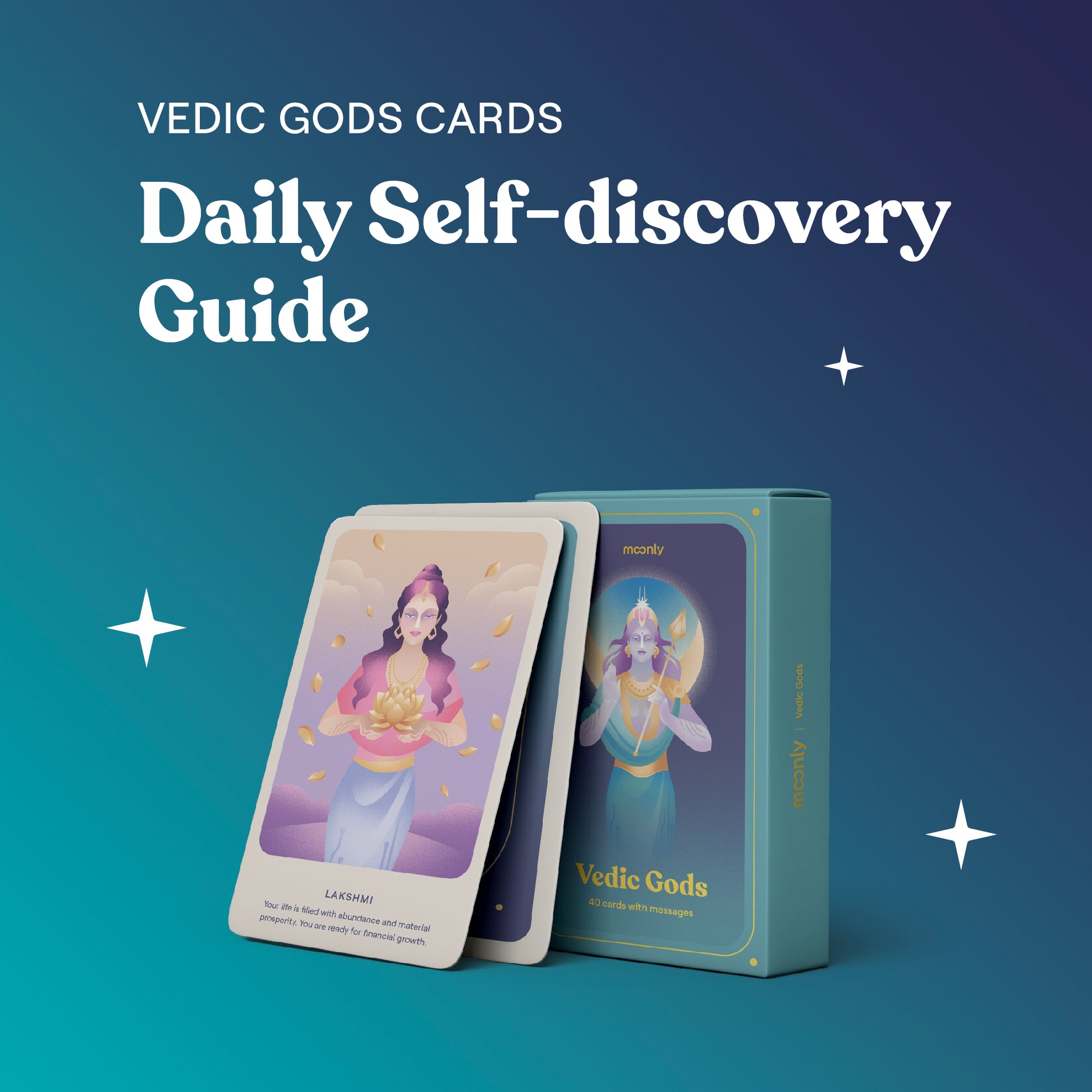 Vedic Gods Oracle Cards – Mystical deck featuring Hindu deities